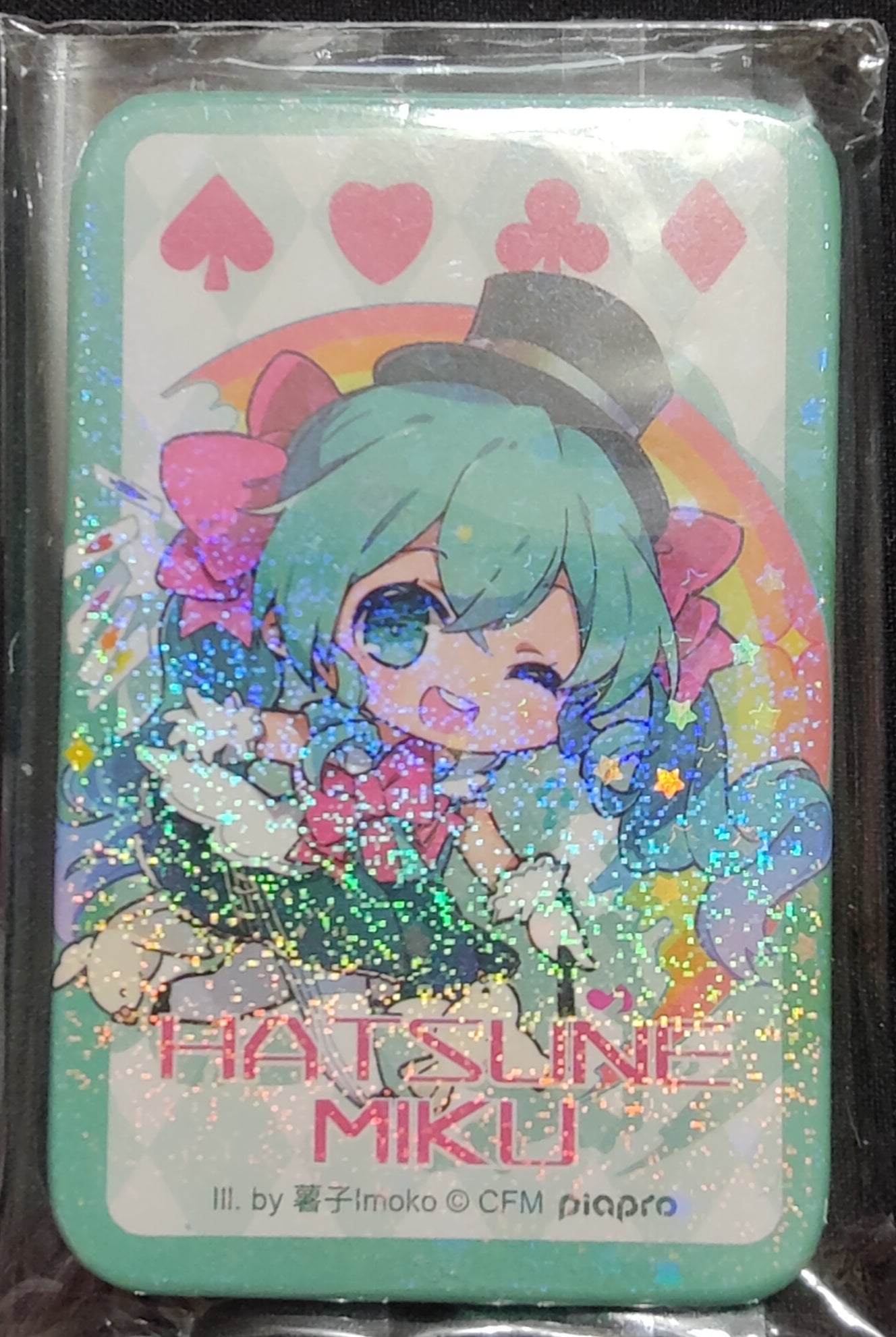 Moeyu Cryptonloid Hatsune Miku Magician Rounded Rectangle Buttons