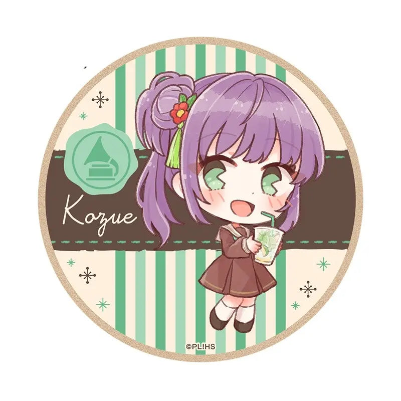 Hasunosora Kozue Otomune Wooden Drink Coaster