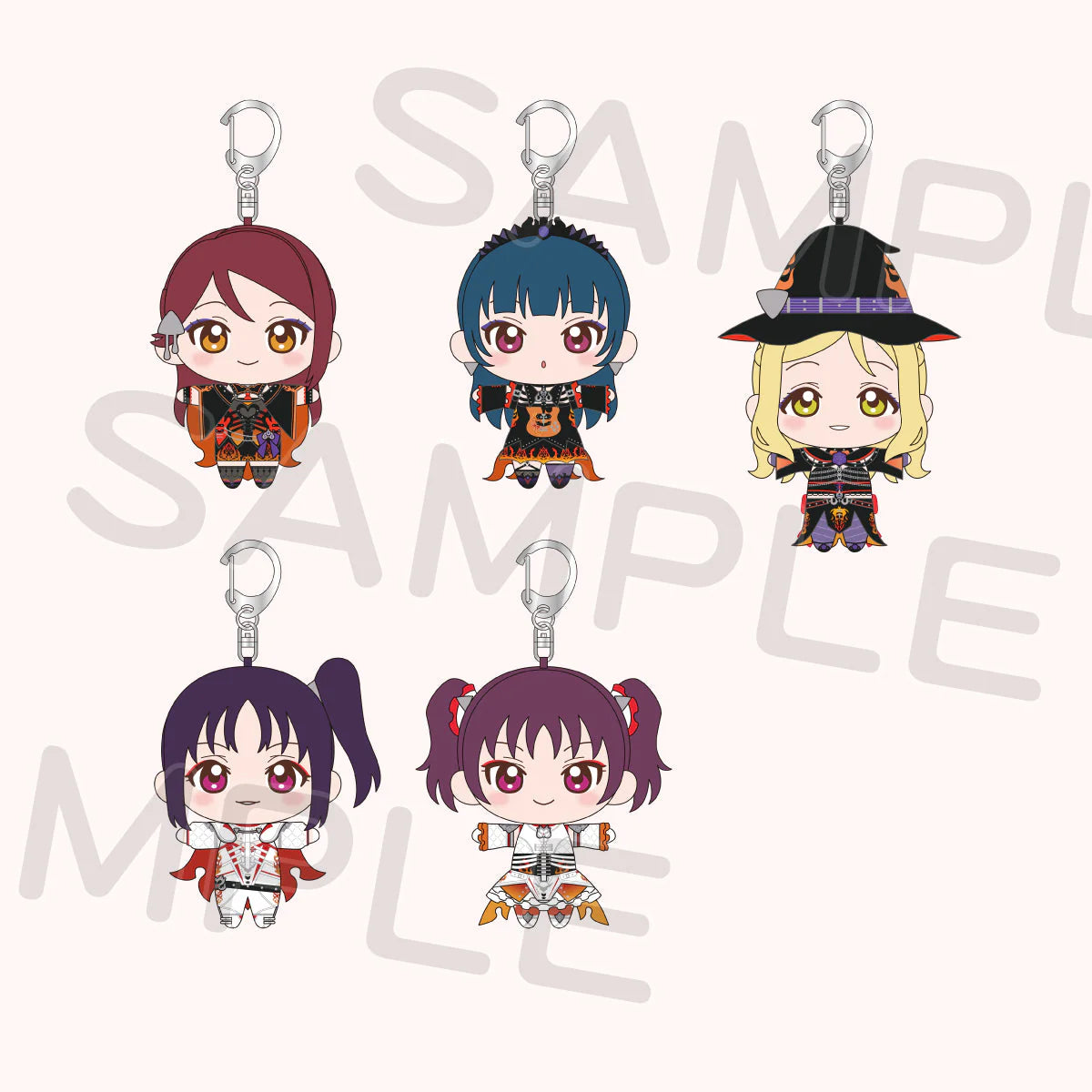 Love Live Sunshine Guilty Kiss x Saint Snow TWO-MAN LIVE Mascot Charms