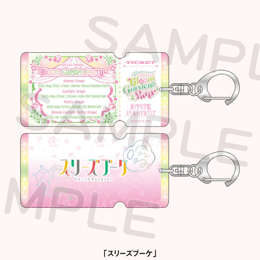 Hasunosora 6th Live Ticket-Style Card Keychain