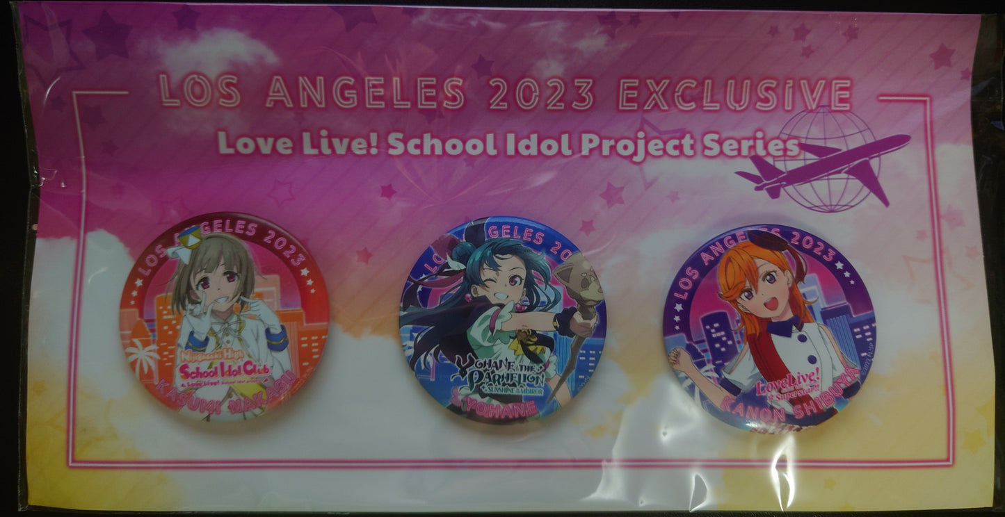 Love Live! LA 3-tin button set