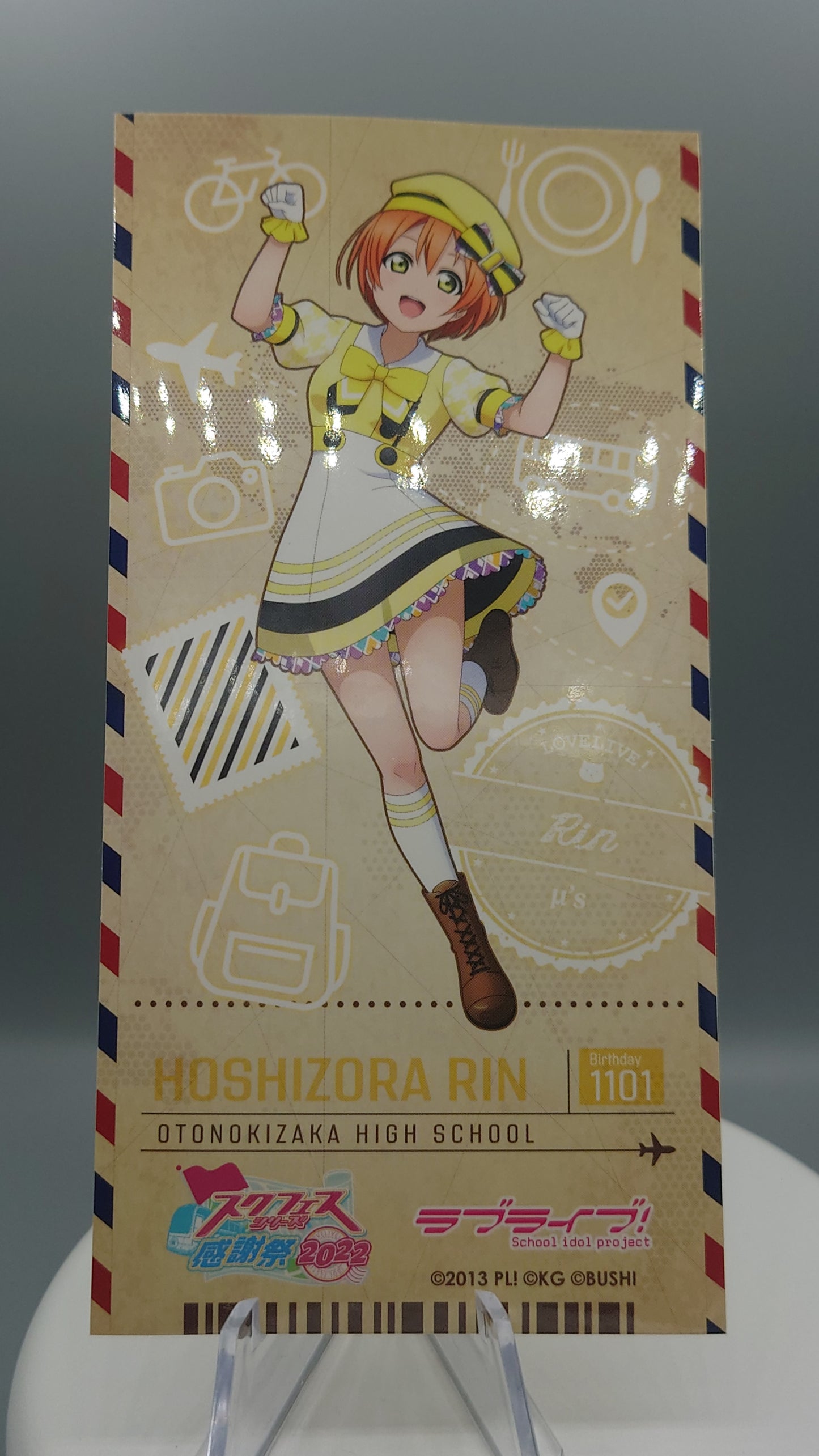 LoveLive SIF Thanksgiving 2022 tradings ticket style sticker- µ's