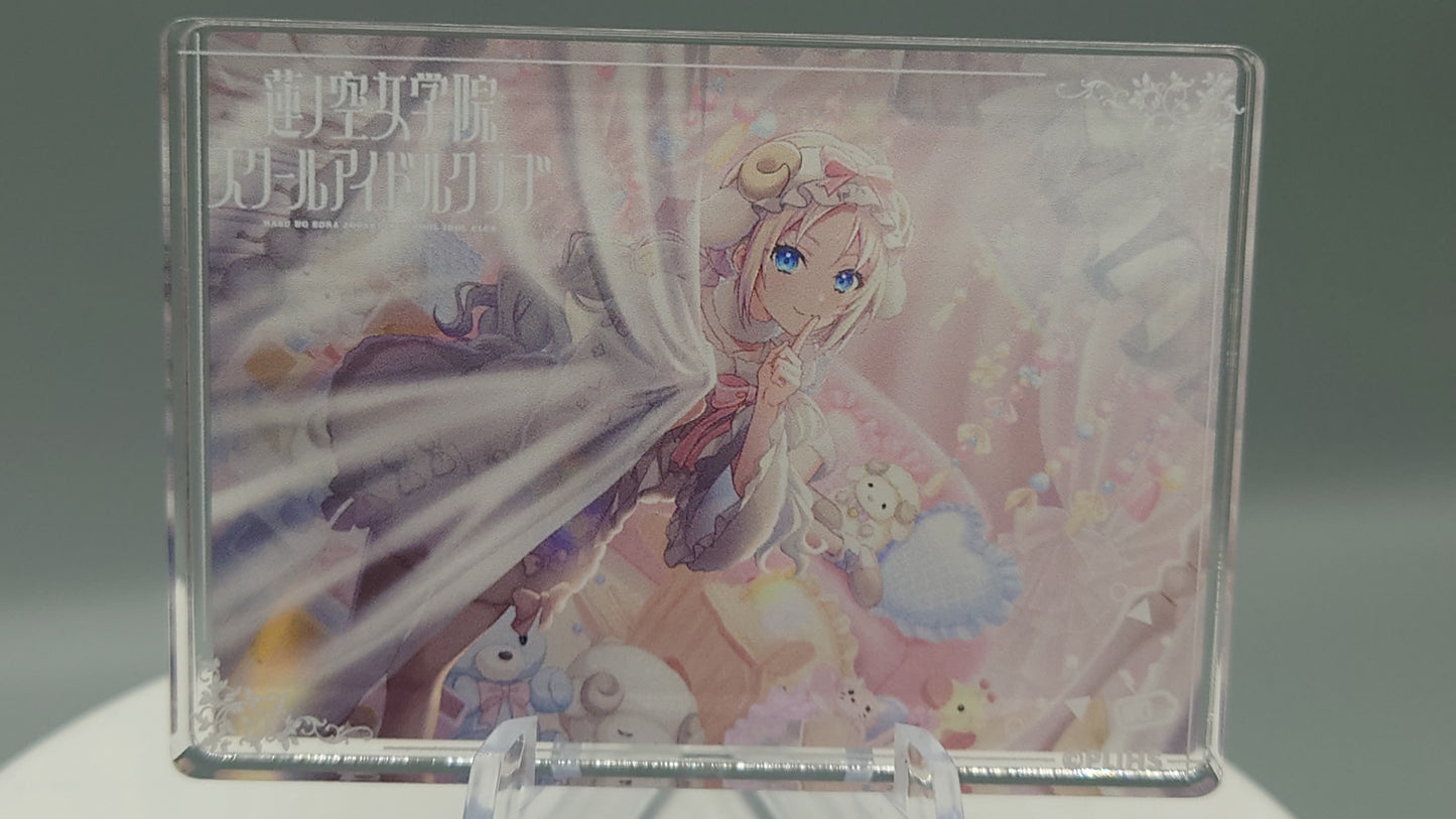 Hasunosora Girls' High School Idol Club Trading Acrylic Block