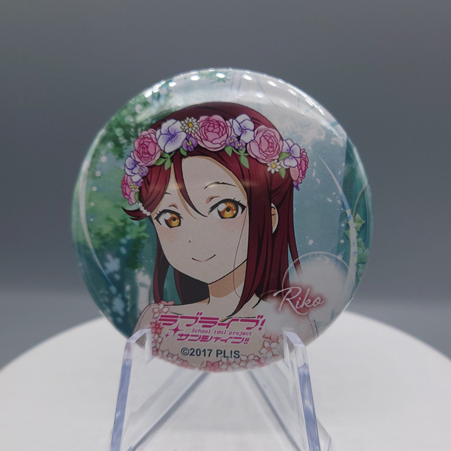 Aqours Flower Party can badges