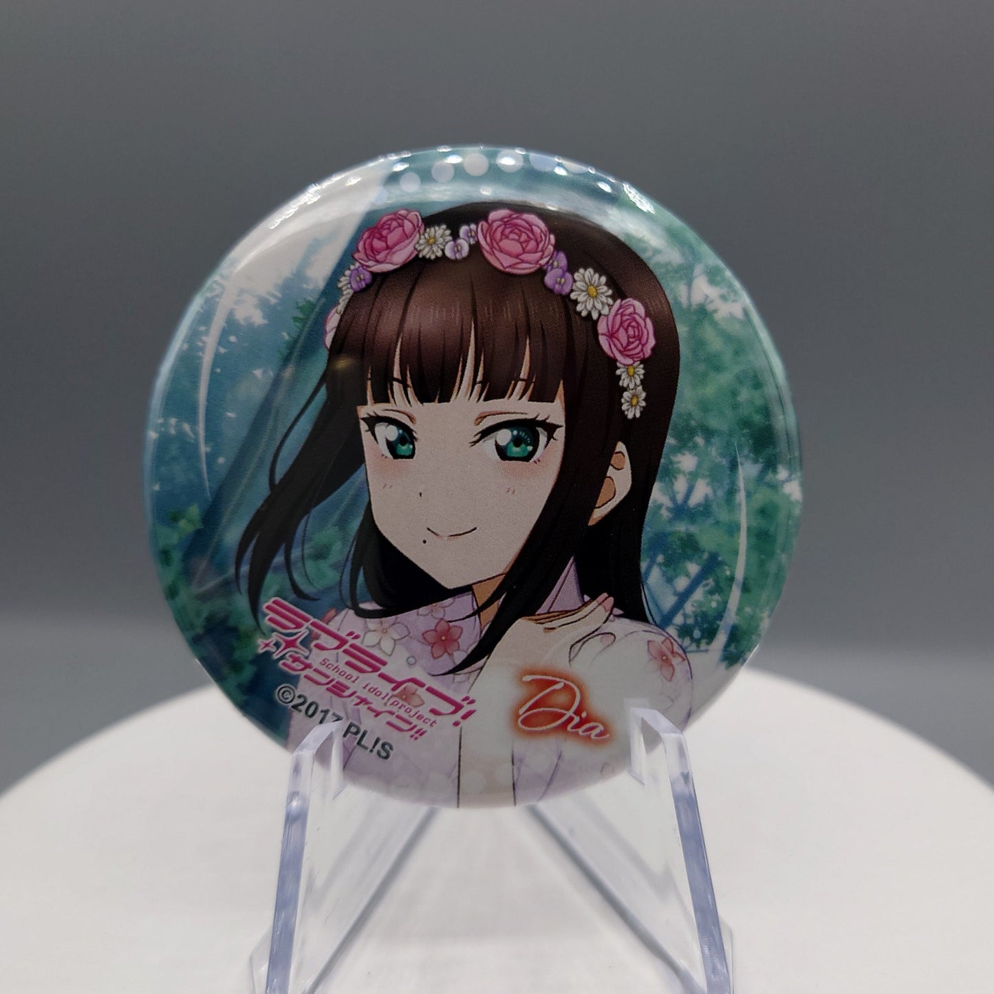 Aqours Flower Party can badges