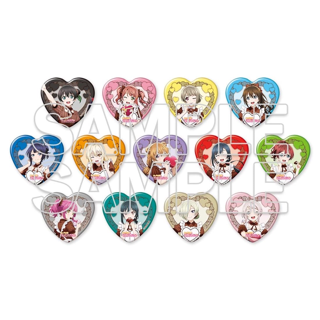 Nijigasaki Valentine's Day 2026 Heart Badges