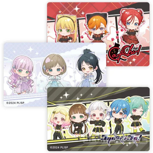 Liella Subunit Sega Kuji Stickers