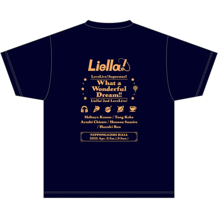 Liella! 2nd LoveLive! What a Wonderful Dream!! Nagoya T-Shirt