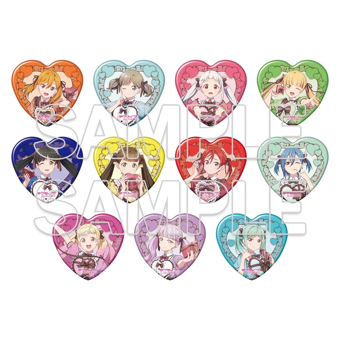 Liella! Valentine's Day 2026 Heart Can Badges