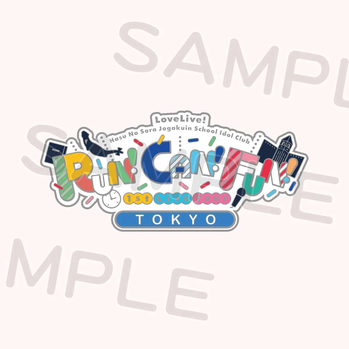 LoveLive! Hasunosora School Idol Club Concert Pin