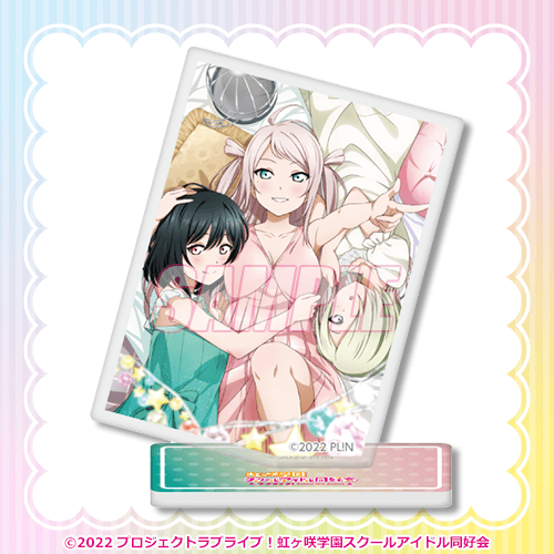 Nijigasaki Yumekawaii Kuji C-Prize LLD Mini Acrylic Standees