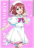 Love Live! Sunshine!! Fluffy Winter Outfit Bromide and Letter Paper Sets