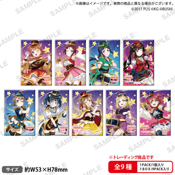 Love Live! School Idol Festival Aqours Town Musicians of Bremen Rectangle Can Badges