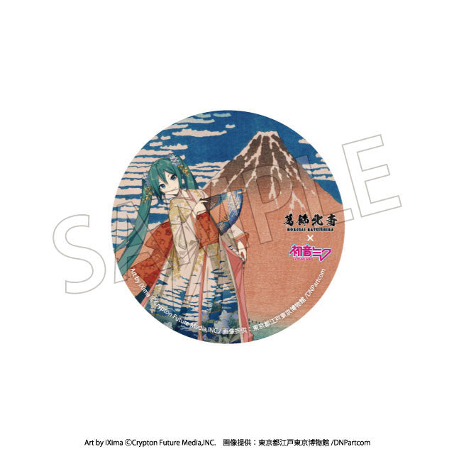 Katsushika Hokusai x Hatsune Miku Can Badges