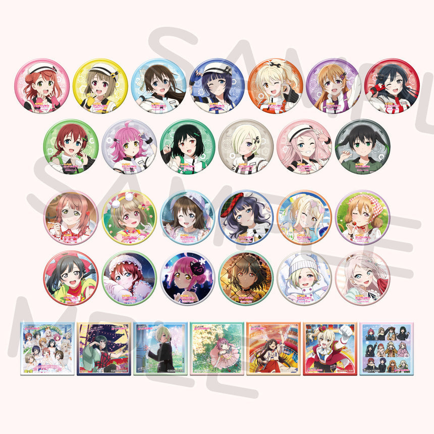 Nijigasaki 8L Tokimeki Express Gacha Badges
