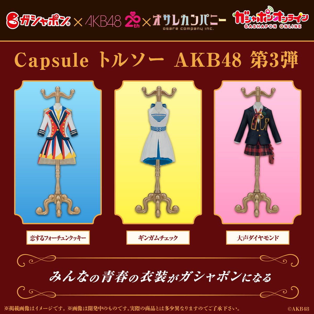 Capsule Torso AKB48 Stage Costume Figurines