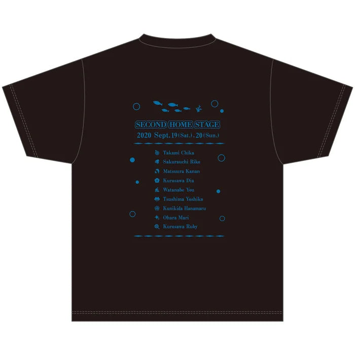 Aqours 6th LOVELIVE! Dome Tour 2020 Second Home Stage T-Shirt