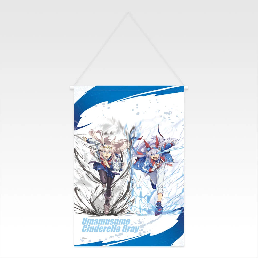 Uma Musume Cinderella Gray Gray Monster vs. White Lightning A2 Tapestries
