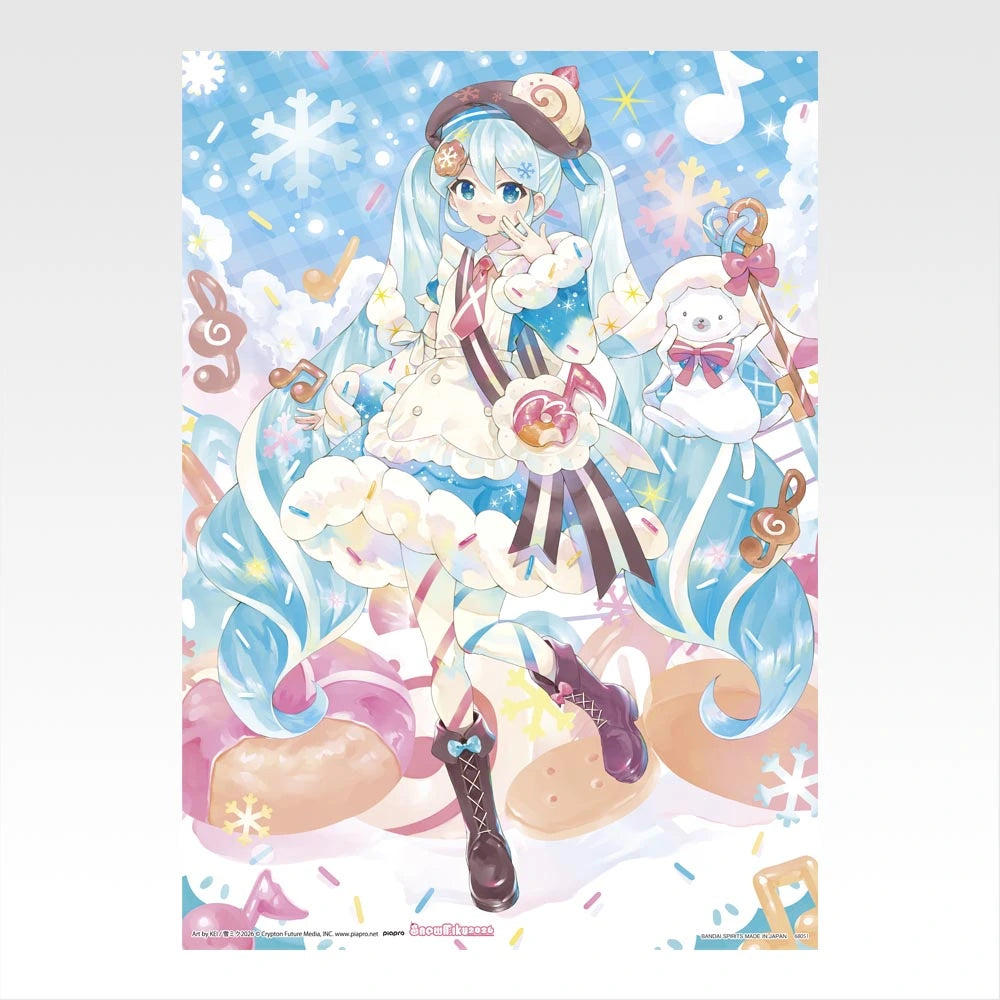 Snow Miku All-Stars A4 Clear Posters
