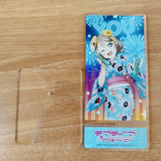 You Watanabe Yukata Fireworks Acrylic Phone Stand