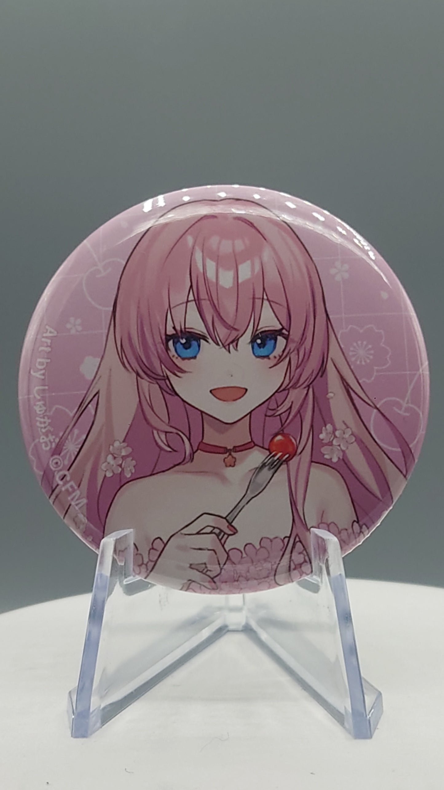 Sakura Miku New Illustration Sakura Party ver. Art by Shugao Can Badges