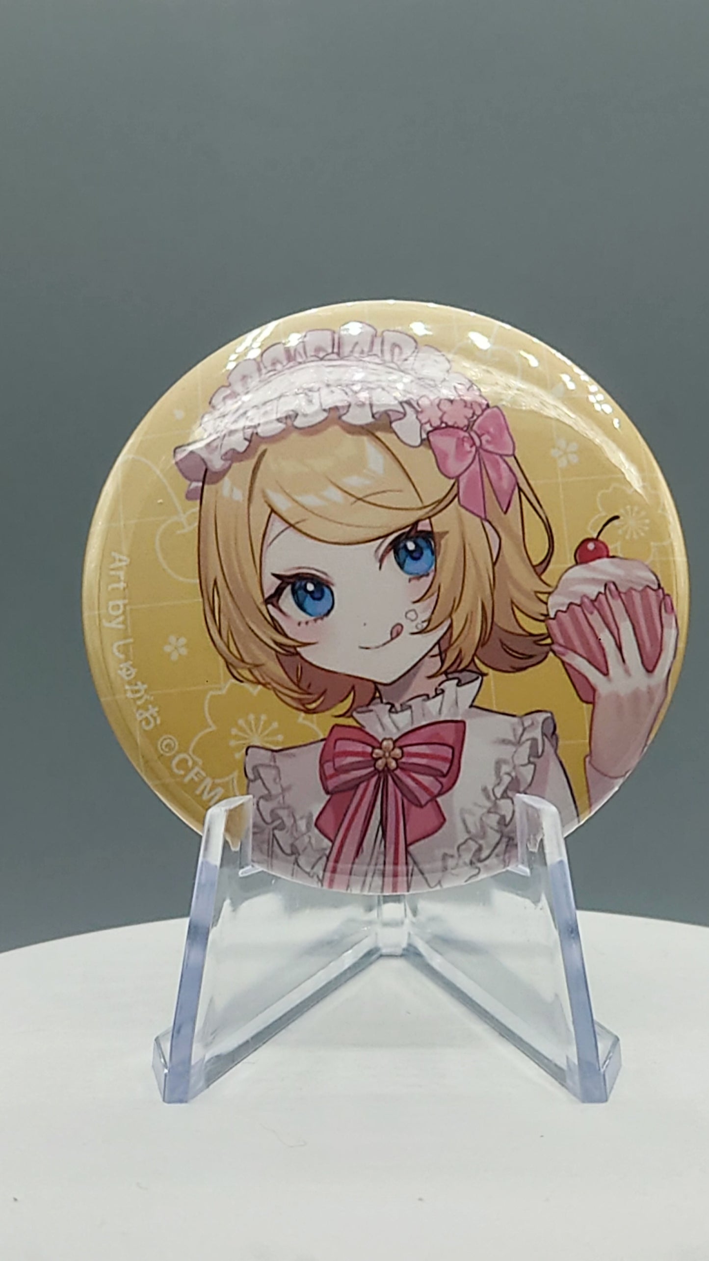 Sakura Miku New Illustration Sakura Party ver. Art by Shugao Can Badges