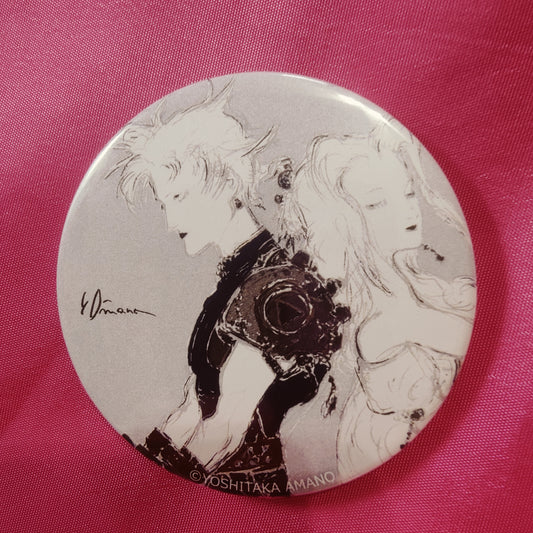 Yoshitaka Amano Final Fantasy Can Badges