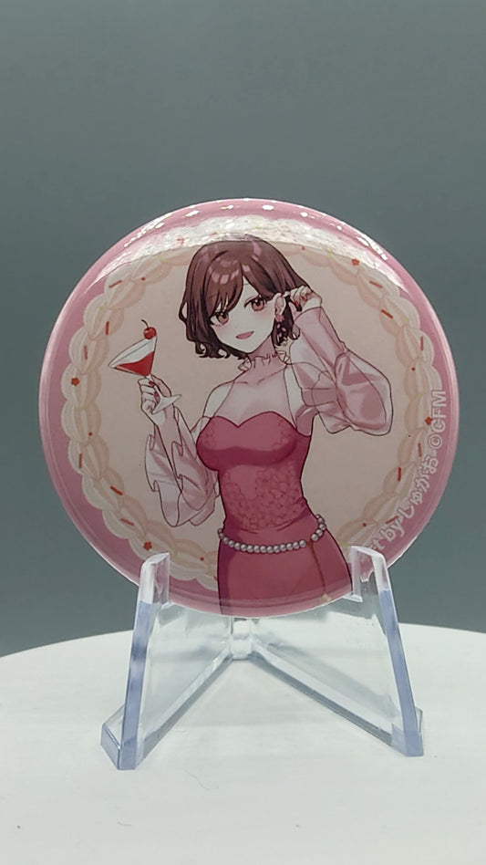 Sakura Miku New Illustration Sakura Party ver. Art by Shugao Can Badges