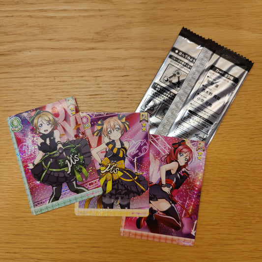 Sealed Muse First Years SIFAC Punkish Rock Outfit School Idol Collection Promo Packs