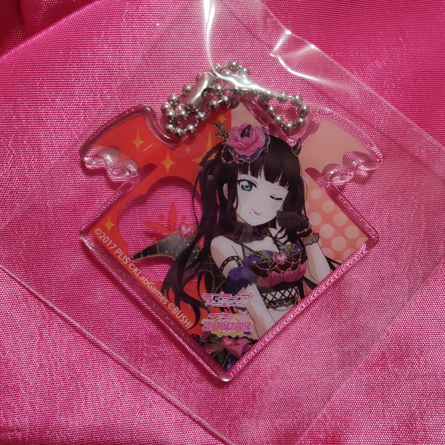 Aqours Little Devil Soft Clear Mascot Keychains