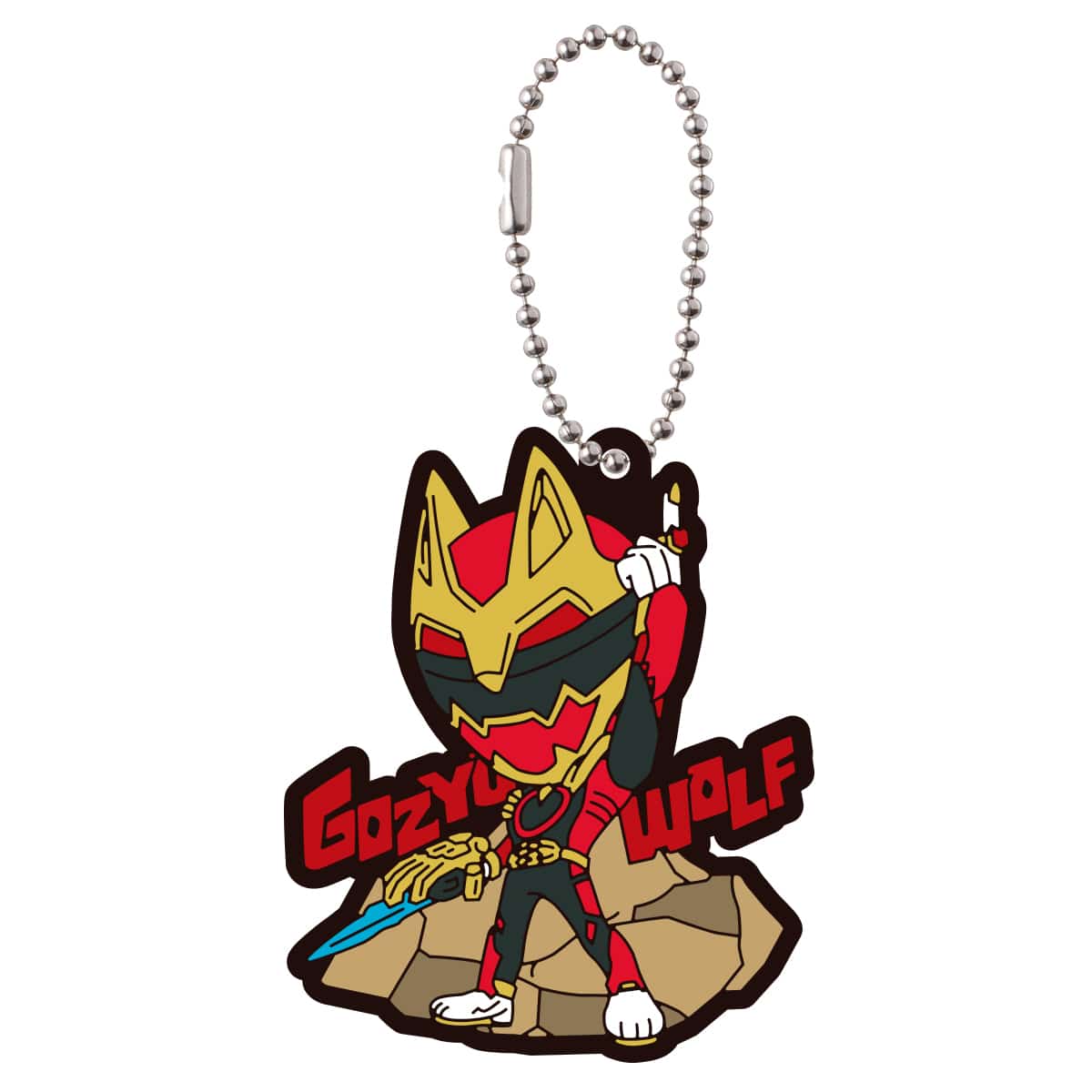 Super Sentai Series Legend Red Rangers Capsule Rubber Mascot vol.2