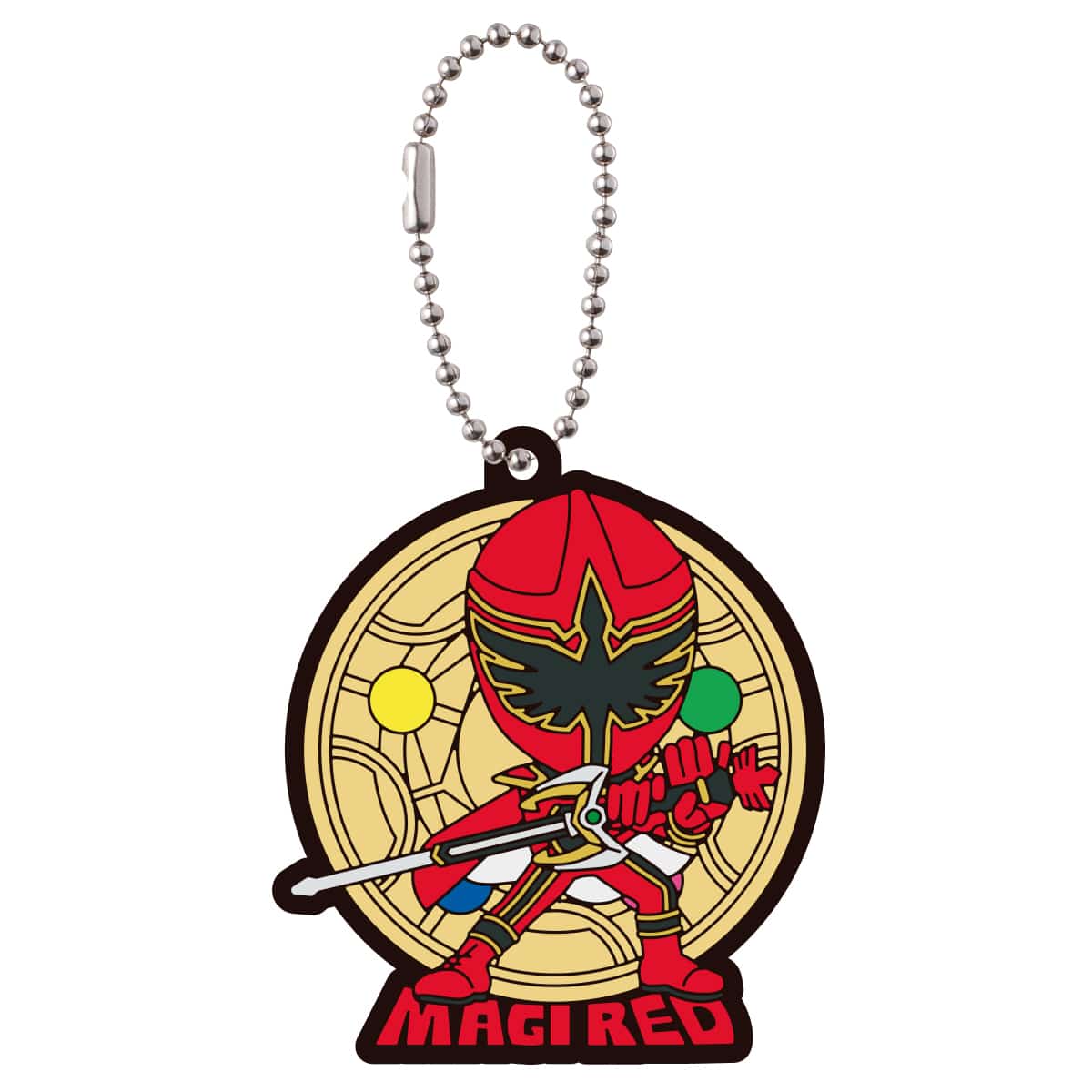 Super Sentai Series Legend Red Rangers Capsule Rubber Mascot vol.2