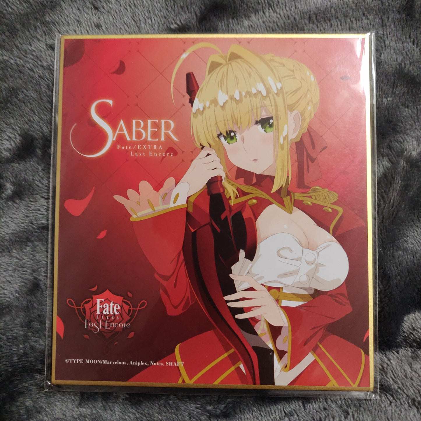 Fate/Extra Last Encore Saber Mini Shikishi