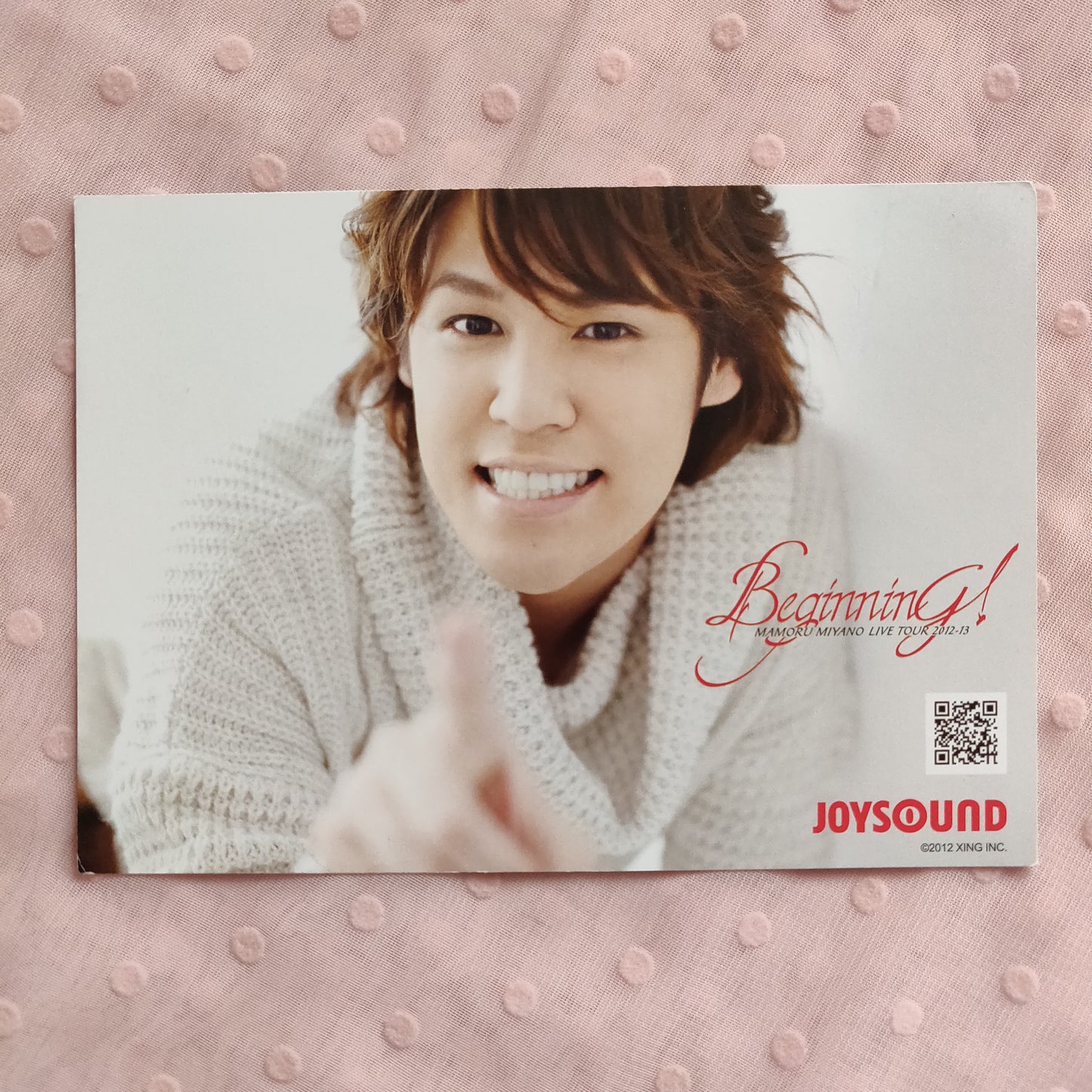 Mamoru Miyano Joysound Promo Mini Print