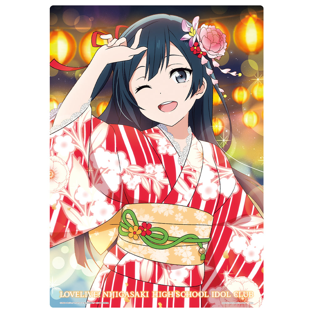 Ichiban Kuji Love Live! Sunshine!! Nijigasaki Yukata A3 Illustration Boards