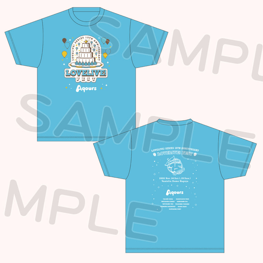 PREORDER 15th Anniversary Love Live Fest T-Shirts