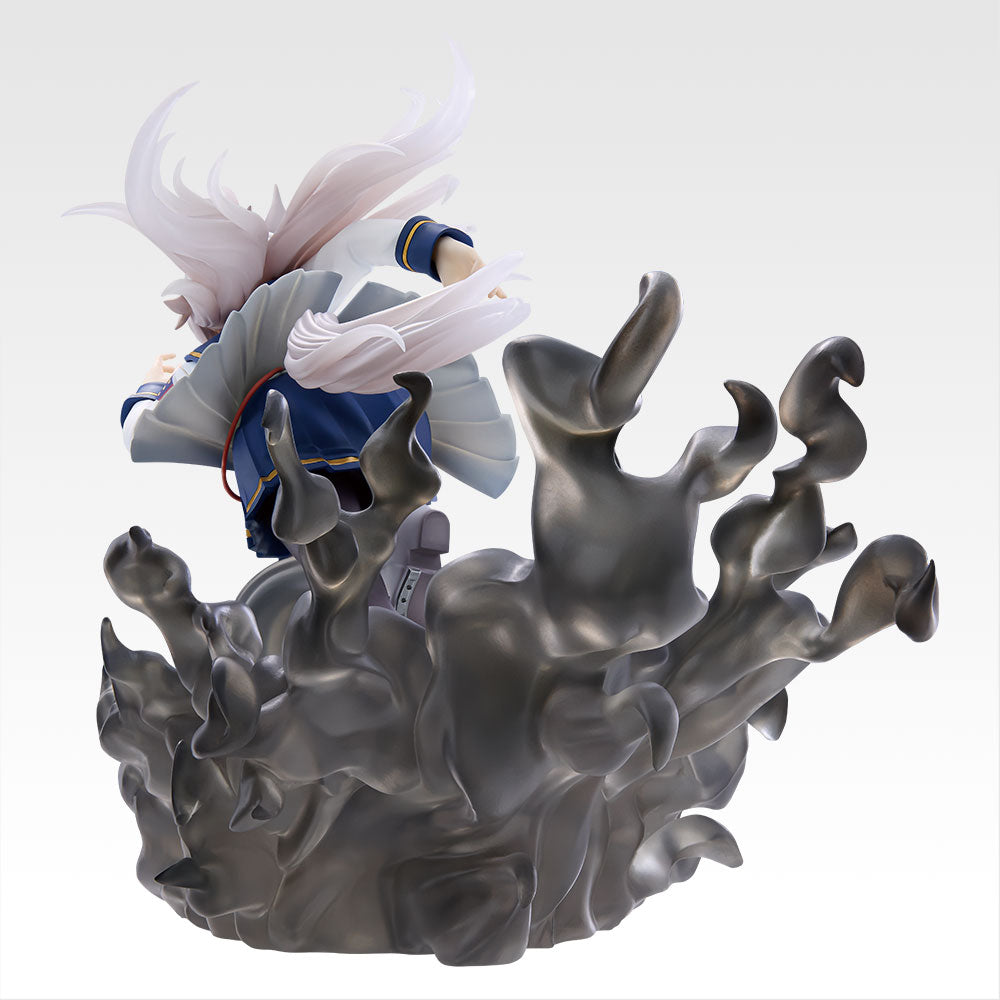Uma Musume Gray Monster vs. White Lightning Gracemaster 1/7 Oguri Cap Black Smoke Figure