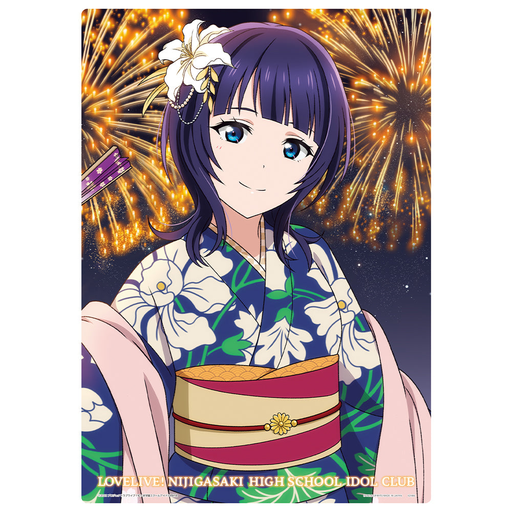 Ichiban Kuji Love Live! Sunshine!! Nijigasaki Yukata A3 Illustration Boards