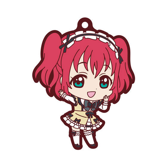 Love Live! Sunshine!! Capsule Rubber Mascot 02 Goth+3rd Years Rubber Straps