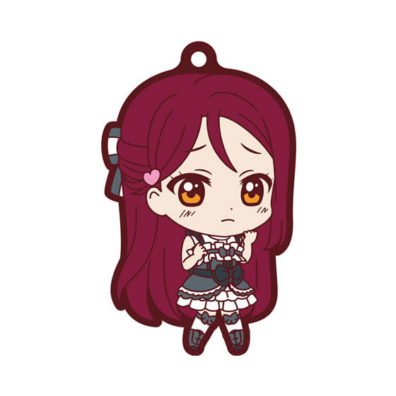 Love Live! Sunshine!! Capsule Rubber Mascot 02 Goth+3rd Years Rubber Straps