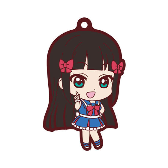 Love Live! Sunshine!! Capsule Rubber Mascot 02 Goth+3rd Years Rubber Straps