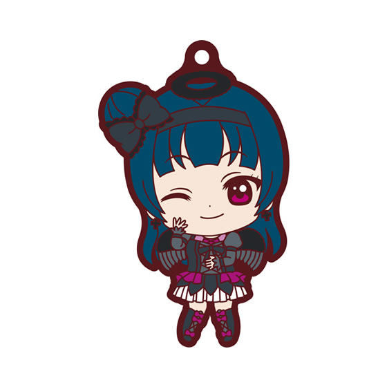 Love Live! Sunshine!! Capsule Rubber Mascot 02 Goth+3rd Years Rubber Straps