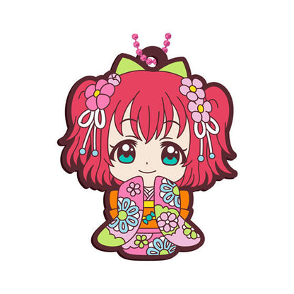 Love Live! Sunshine!! Capsule Rubber Mascot 08 Kimono Rubber Straps