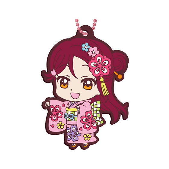 Love Live! Sunshine!! Capsule Rubber Mascot 08 Kimono Rubber Straps