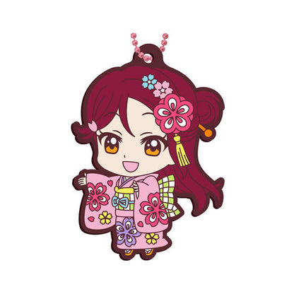 Love Live! Sunshine!! Capsule Rubber Mascot 08 Kimono Rubber Straps