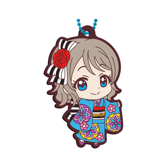 Love Live! Sunshine!! Capsule Rubber Mascot 08 Kimono Rubber Straps