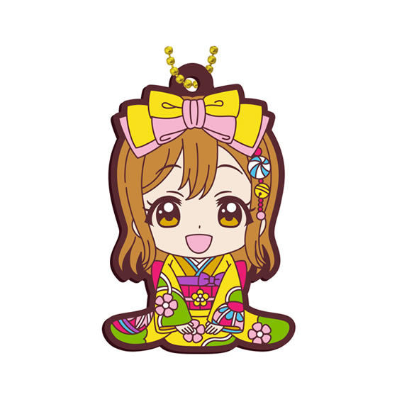 Love Live! Sunshine!! Capsule Rubber Mascot 08 Kimono Rubber Straps