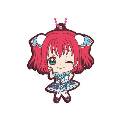 Love Live! Sunshine!! Capsule Rubber Mascot 09 Water Blue New World Rubber Straps