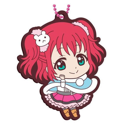 Love Live! Sunshine!! Capsule Rubber Mascot 12 Winter Capelet Rubber Straps