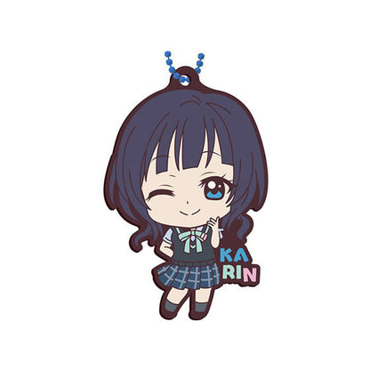 Nijigasaki High School Idol Club Capsule Rubber Mascot 03 Summer Uniform Name Straps